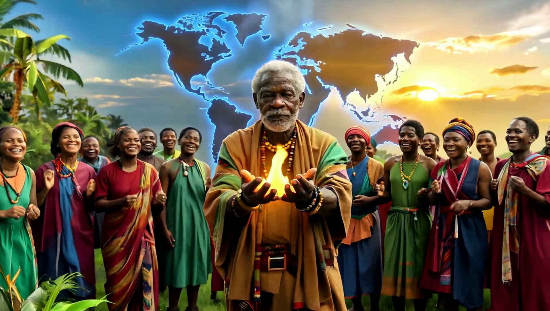 The declaration of the United States of Africa — the continent and diaspora joined as one sovereign civilizational power.