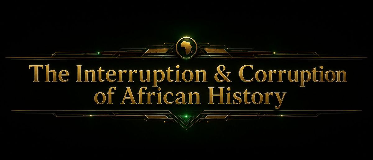 The Interruption & Corruption of African History
